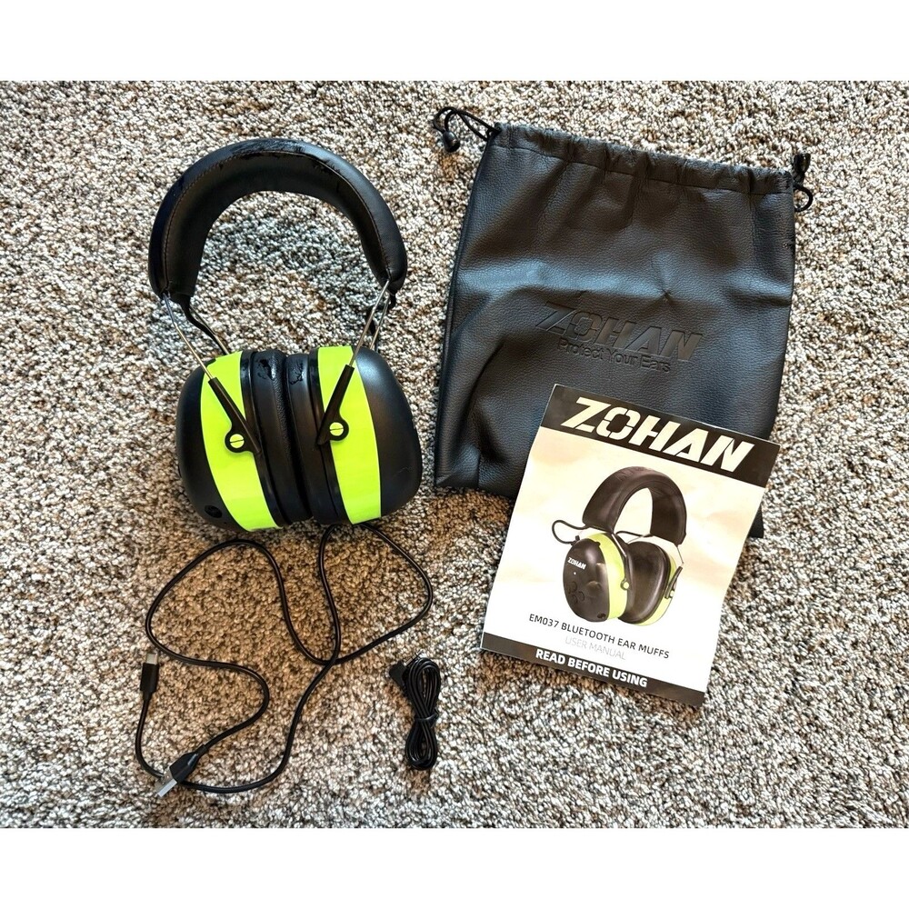 ZOHAN EM037 Hearing Ear Protection with Bluetooth, NRR 25dB Noise Reduction